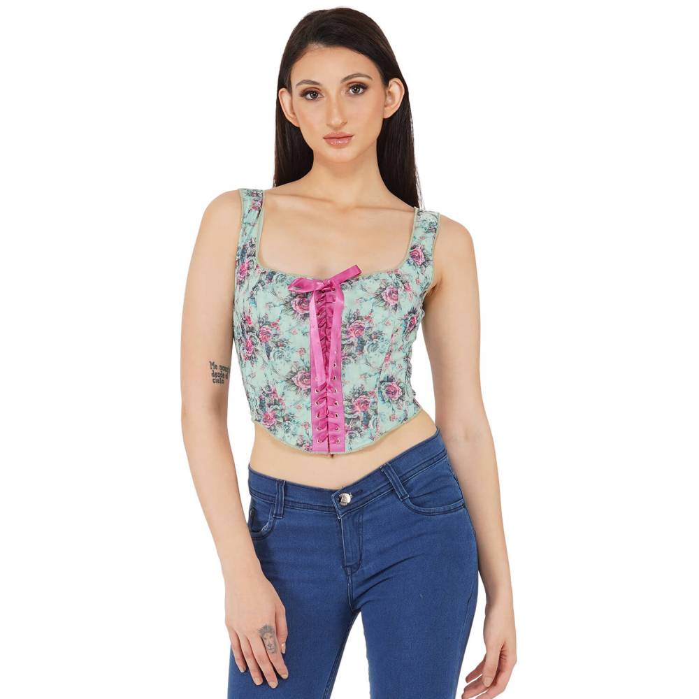 Attitude Corsets - Meghan Haut corset - Multicolore